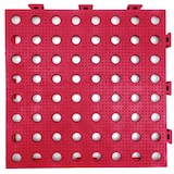 thumbnail of Estrado Antiderrapante Drenante MAXI 33 x 33 x 2cm (Vermelho) Extra-reforçado: garagens, automóveis, motos, hotelaria, indústria