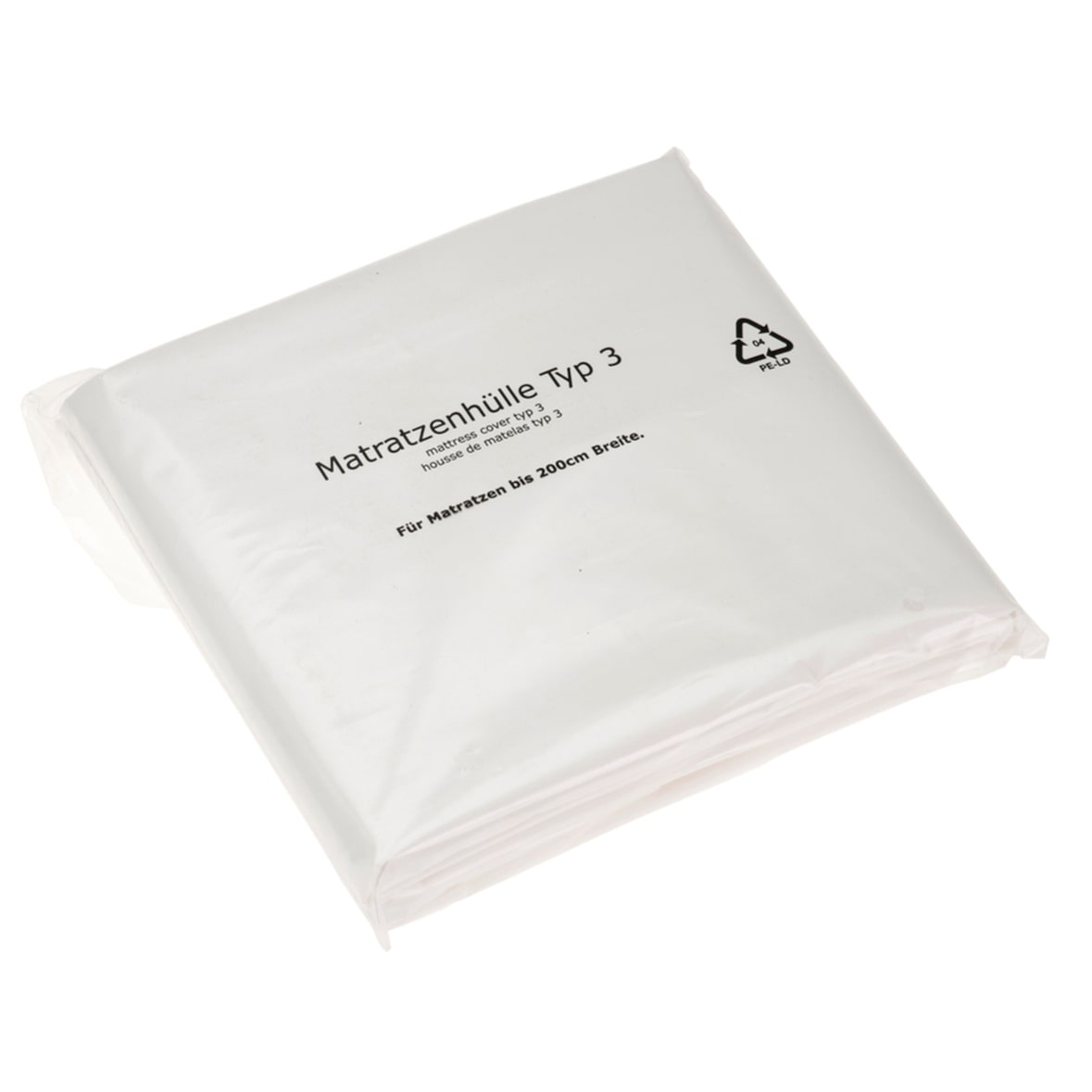 2 x Matratzenhülle Typ 3 (2300 x 2350 mm) robust reißfest 45 my Aufbewahrungshülle Umzugsmaterial Schutzhülle BB-Verpackungen