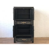 thumbnail of OPIUM OUTLET mobile cassettiera credenza armadio matrimonio 33723-7 "LesNoirs" nero vintage asiatico cinese orientale