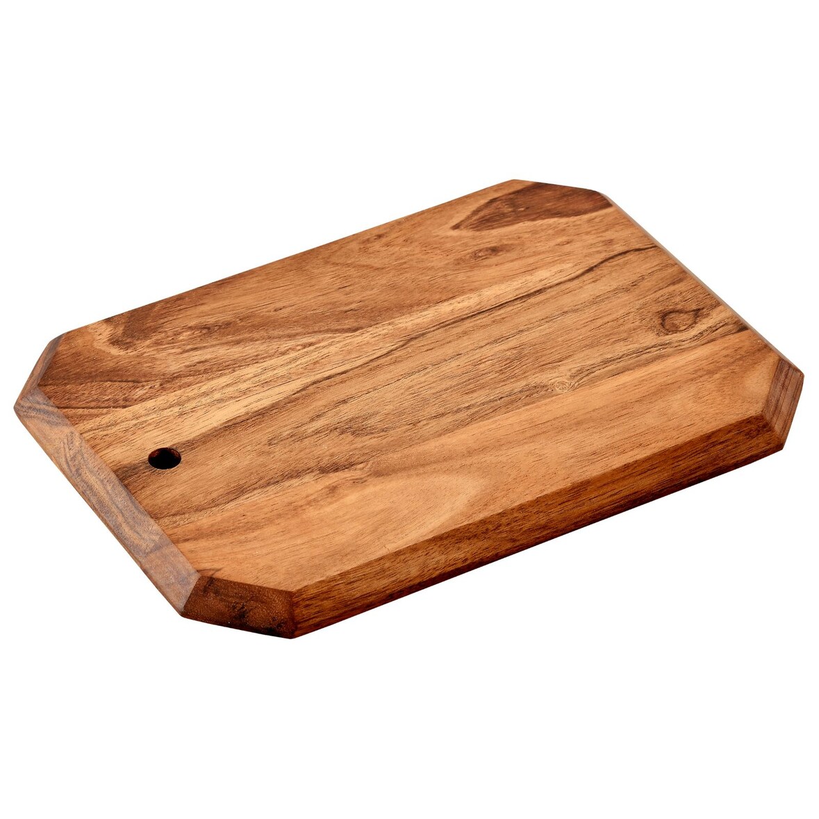 Schneidbrett Akazienholz mit Loch zum Aufhängen 28x20 cm