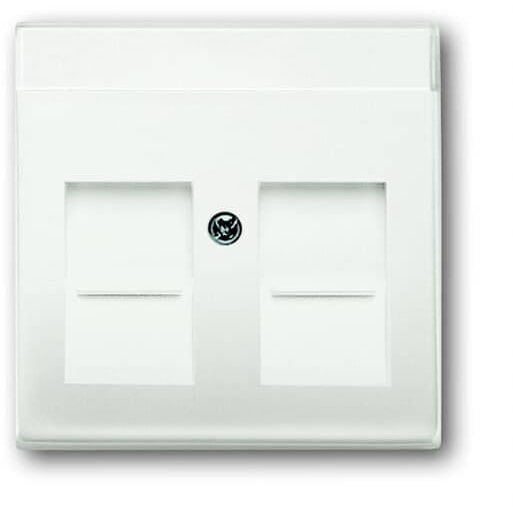 Busch-Jaeger Abdeckung Modular-Jack-Einsatz Verkehrswei?, Wei? 2CKA001710A3887