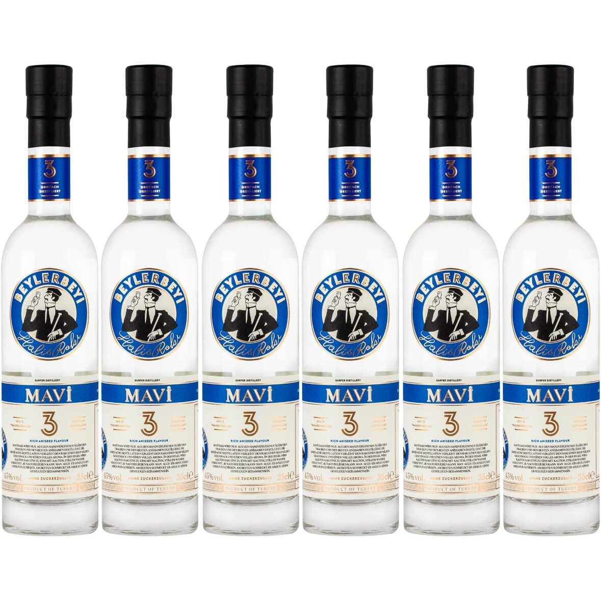 Beylerbeyi Mavi Raki 6 x 35cl 45%