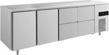 thumbnail of A&S Kühltisch -2 bis +8°C 2330x700x850mm mit 2x Türen und 2x zwei Schubladen