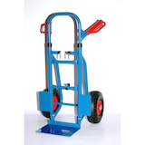 thumbnail of Sackkarre faltbar 250 kg HxBxT: 120x50x53 cm, blau (klappbare Schaufel) (Transportkarre Stapelkarre Handkarre, Umzugskarre)