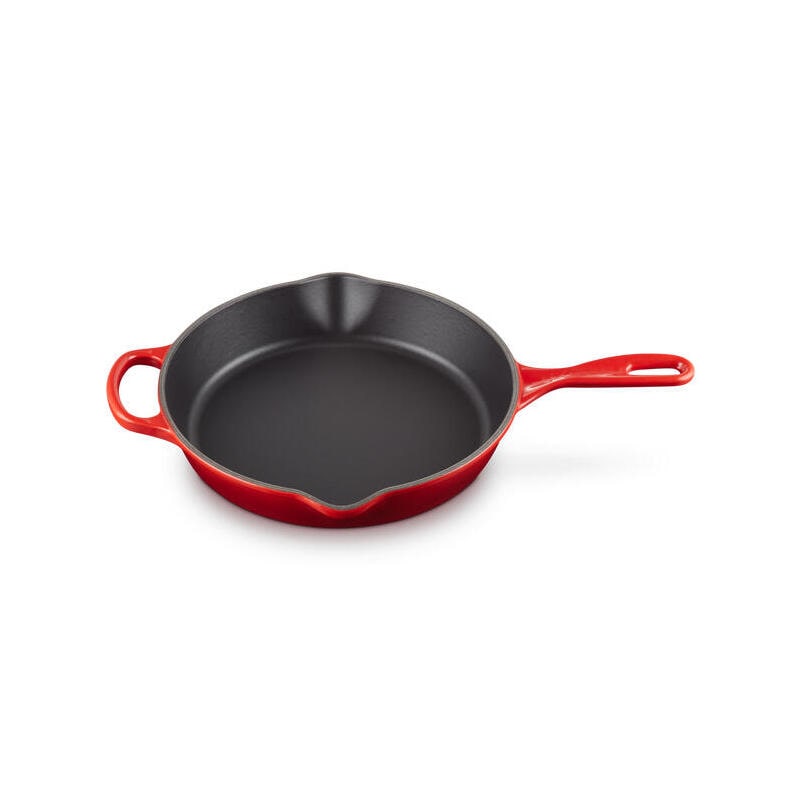 Le Creuset Sarten Skillet Alta De Hierro Fundido, 26 Cm, 2 Litros, Cereza