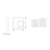 thumbnail of Alre-it Abdeckung 55x55mm JZ-004.100 UN990052
