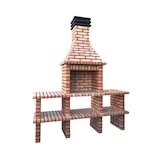 thumbnail of BBQ BRICK - Churrasqueira com 4 bancadas, produzida em tijolo e cimento refratário - 202x57x245cm