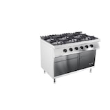 thumbnail of Gastro Gasherd 6-Brenner Herd Gas Standgerät Standherd 39 kW 1200x730x900mm