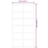 thumbnail of vidaXL Schiebetür ESG-Glas und Aluminium 102x205 cm Schwarz
