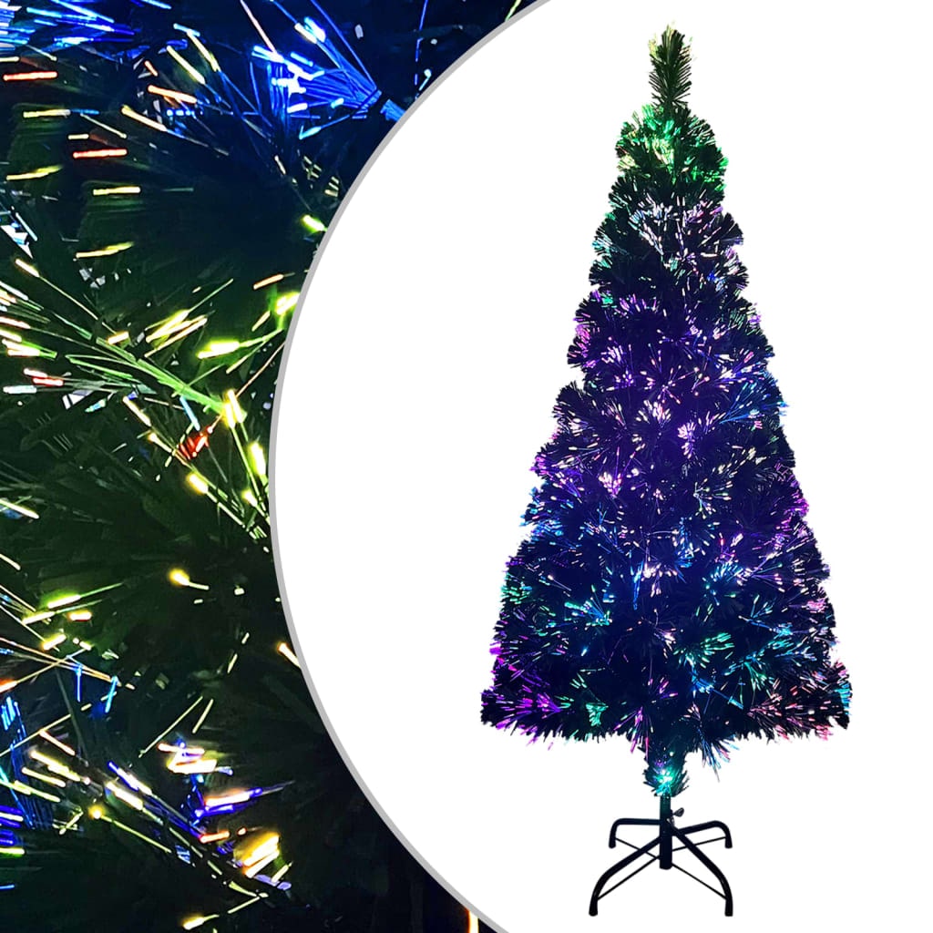 vidaXL Kunstkerstboom met standaard 240 cm glasvezel groen