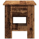 thumbnail of Mesa de centro madera ingeniería madera envejecida 40x40x42 cm