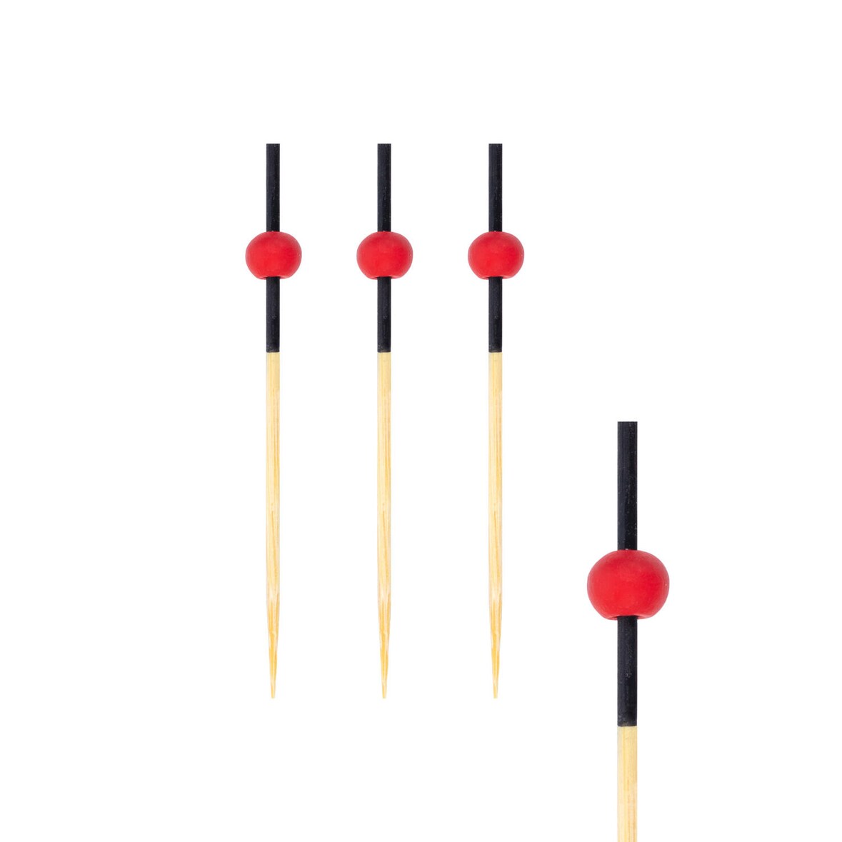 200x Fingerfood Spieße "Perle" aus Bambus 7cm