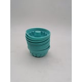 thumbnail of 12x BURI Mini Gugelhupfform 12er Set Blau Napfkuchen Rühr Rund Marmor Backen