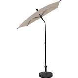 thumbnail of City Mittelstockschirm anthrazit/natur 140x210cm