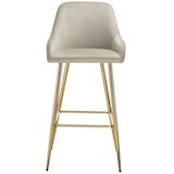 thumbnail of tectake Sgabello da bar Avane con schienale, imbottito, effetto velluto - Set di 4 - 405880