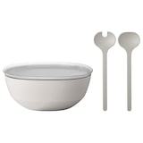 thumbnail of Mepal SILUETA Servierschale mit Deckel & Salatbesteck 5000 ml Nordic White