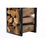 thumbnail of Kaminholzständer Spark schwarz-matt/80 cm