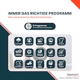 thumbnail of homeX WF1014H1A-W Waschmaschine 10kg, Frontlader - 1.400 U/Min, Dampffunktion, AquaStop, Inverter Motor, 15 Programme