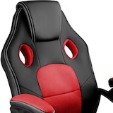 thumbnail of tectake Chaise gamer MIKE  noir/rouge