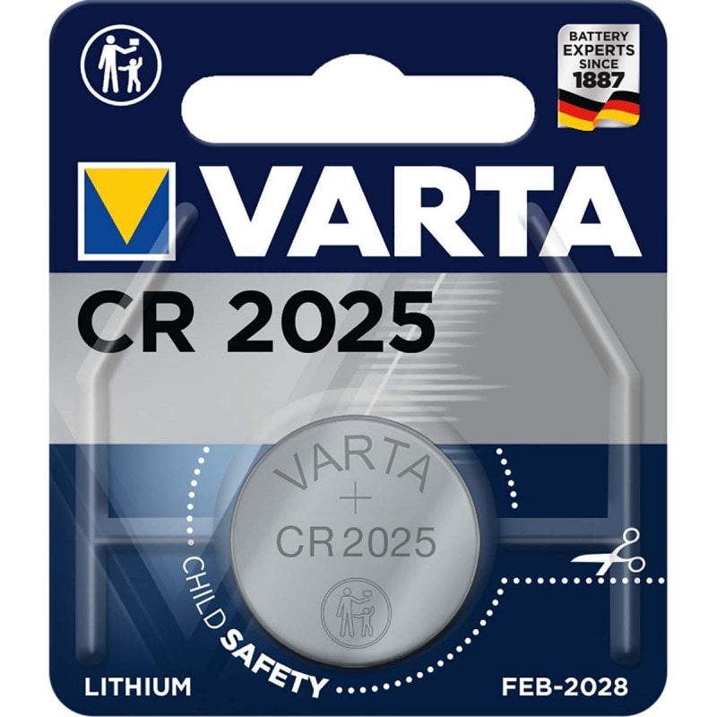 Pile Bouton Au Bouton Lithium Cr2025 3 V 1-blister Usage Non Intensif Varta