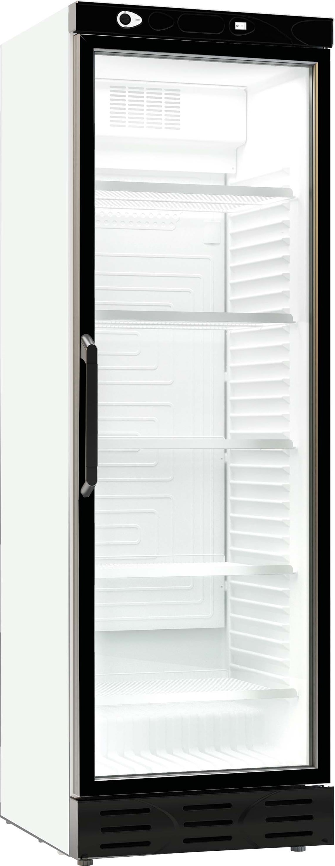 Kühlschrank TOPO | 1 Glastür | 382L | HxBxT 185x59,5x65cm | + CHEFGASTRO Geschirrtuch