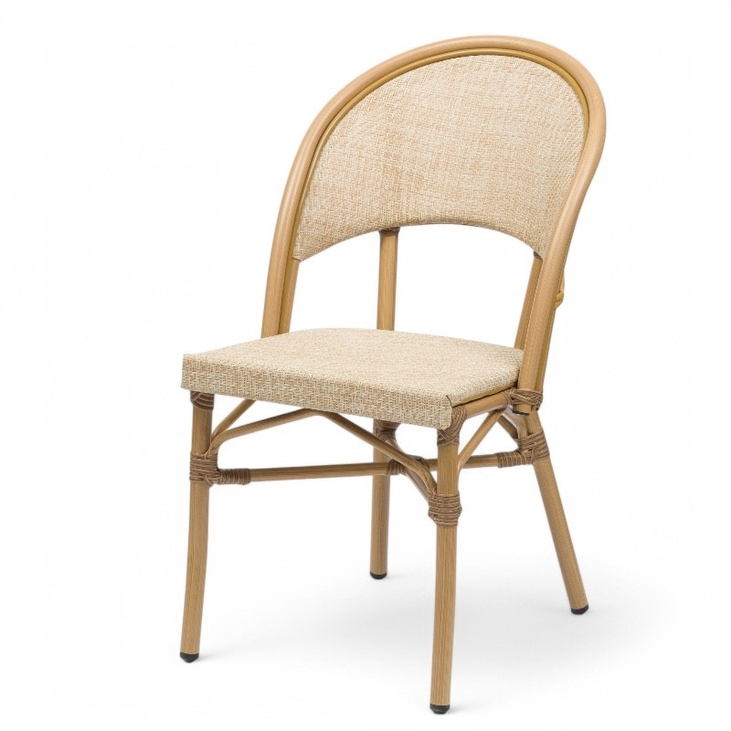 Chaise de terrasse LAFFITTE - Textilène beige
