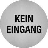 thumbnail of Aufkleber - Piktogramm Kein Eingang, Edelstahl, selbstklebend, Ø 50 mm