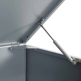 thumbnail of Mülltonnenbox GORILO für 5 Tonnen Grau 345x79x117 cm Stahl | Mülltonnenverkleidung 5er Mülltonnenhaus