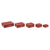 thumbnail of ARREGUI Elegant C9224 Cassetta di sicurezza con chiave | Cassetta Portavalori in acciaio con vassoio Portamonete | Cassaforte portatile 20 cm | Rossa