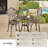 thumbnail of tectake Ensemble table bistrot LYON en aluminium pour 2 personnes - noir/gris - 406104