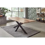 thumbnail of Tischplatte Baumkante massiv Akazie natur 300 x 100 MILO