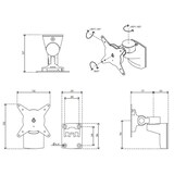 thumbnail of Dataflex Viewlite Monitorhalterung für Palmberg Terio Plus (58.202/PTP)