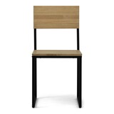 thumbnail of Silla Desmontable Oxford ECO Negra en madera maciza de pino acabado vintage estilo industrial Box Furniture
