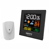 thumbnail of CAMRY CR1166 Estación Meteorológica Temperatura y Humedad Interior y Exterior, Sensor Inalámbrico, Pronóstico de Tiempo, Indicador Fecha y Hora