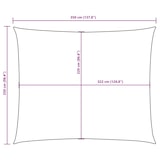 thumbnail of Voile de parasol tissu oxford rectangulaire 2,5x3,5 m blanc Modèle Balcon Sirocco
