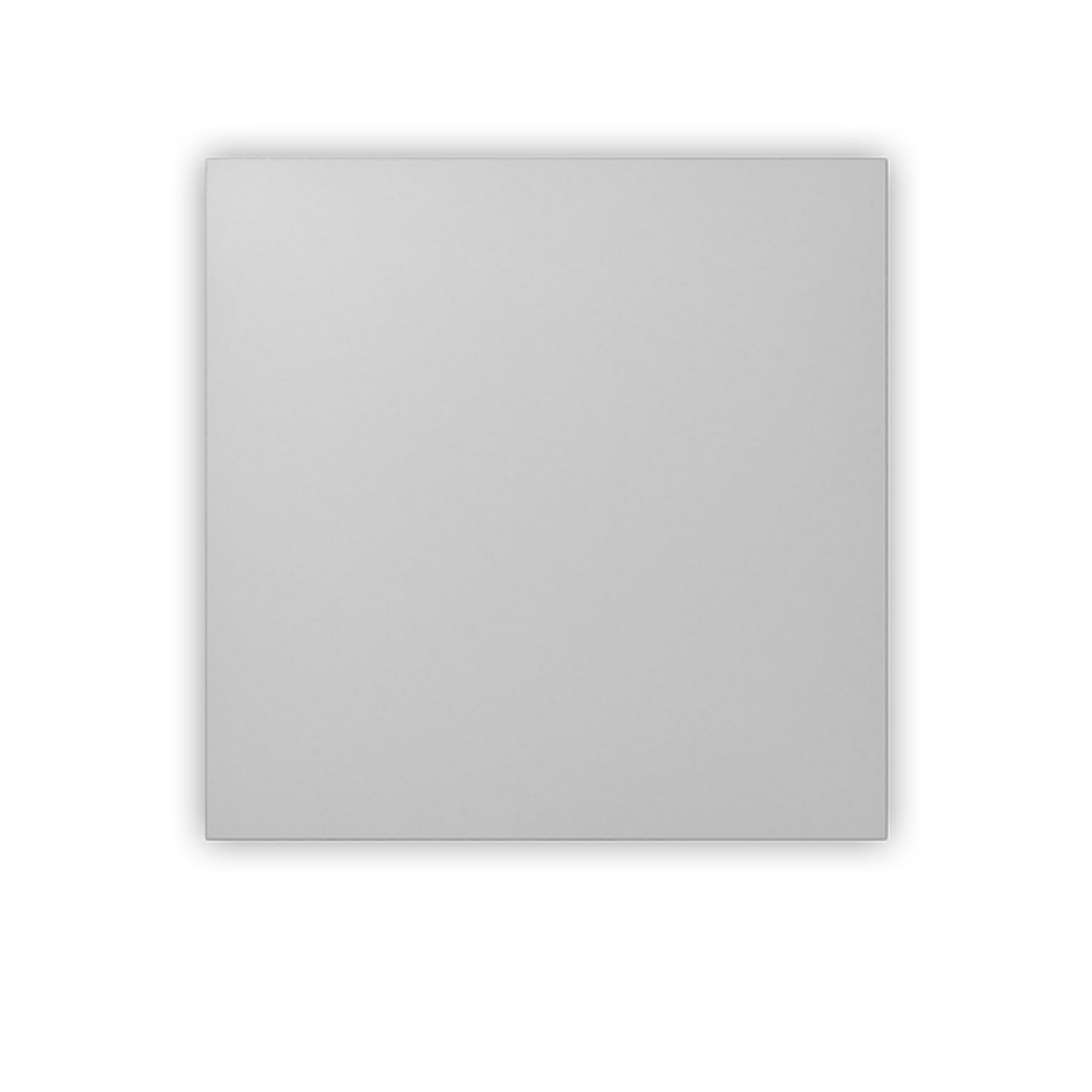 bümö Tischplatte 80x80 cm in grau, Schreibtischplatte aus Holz, Holzplatte, Spanplatte kratzfest beschichtet, ABS-Kante, 120 kg Tragkraft für DIY