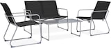 thumbnail of Helloshop26 - Salon de jardin meuble d'extérieur ensemble de mobilier 4 pièces tissu et acier noir 02_0016281