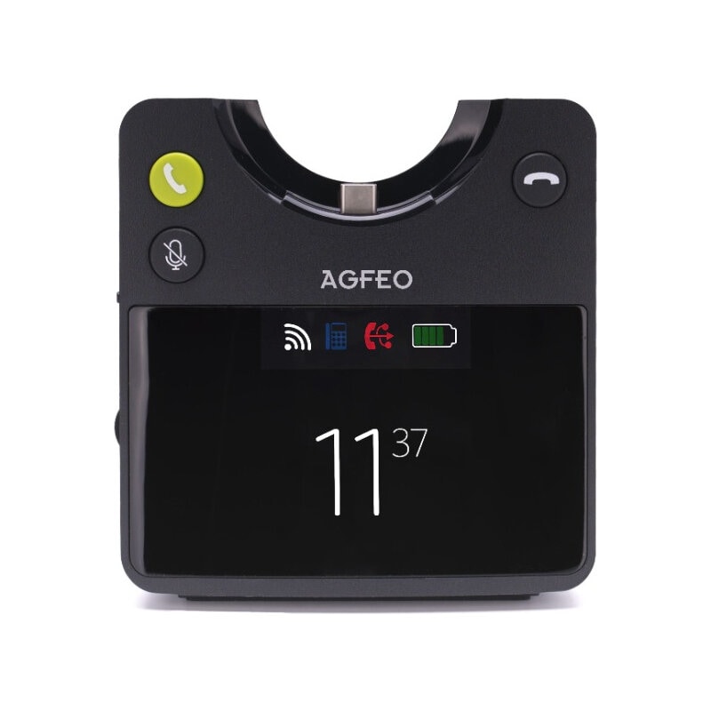 AGFEO Infinity Basis-Station, Basisstation, Kunststoff, 276 g, Schwarz