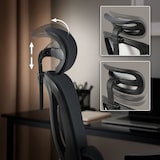 thumbnail of Silla de oficina Leesburg Negro/negro