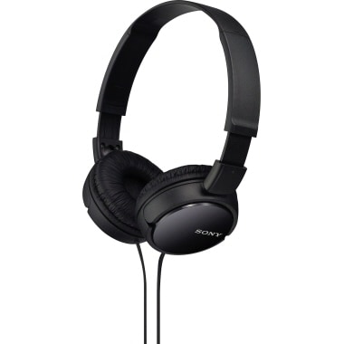 Sony MDR-ZX110AP Bedrade hoofdtelefoon met hoofdband voor bellen/muziek Zwart