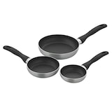 thumbnail of WellHome - Set de 3 Sartenes Ø16/20/24cm de Aluminio prensado en Gris metalizado