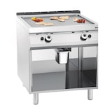 thumbnail of 2-Zonen-Gasgrillplatte aus gerilltem Stahl, auf offenem Ständer, 18.000 W, NATURGAS