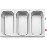 thumbnail of Royal Catering - Bain Marie - 600 W - 3 GN 1/3 - Aftapkraan