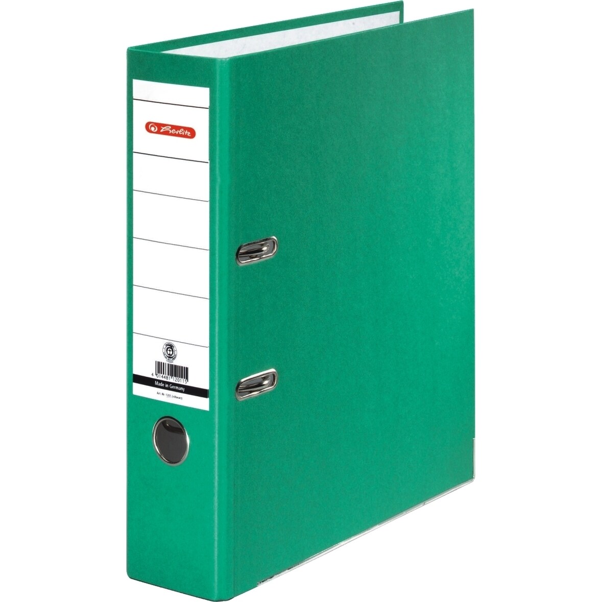 Ordner A4 maX.file nature plus 80mm grün Packung mit 20 Stück