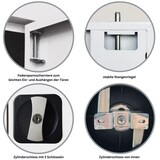 thumbnail of PROREGAL Stahlschrank BEE mit 7 lackierten Fachböden | HxBxT 195x92x50cm | Weiß-Weiß | Werkstattschrank Werkzeugschrank Aktenschrank Universalschrank