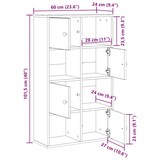thumbnail of vidaXL Bücherregal Altholz-Optik 60x24x101,5 cm Holzwerkstoff