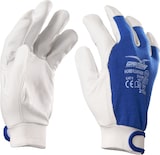 thumbnail of HOBBYLEATHER Ziegenleder-Handschuh – weiches Vollnarbenleder mit Strickrücken und Klettverschluss für präzise Feinarbeiten 11