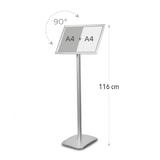 thumbnail of Infoständer »Menü Board Standard« DIN A3, Aluminium silber