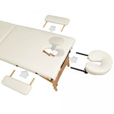 thumbnail of Helloshop26 - 3-teilige Massageliege mit Tragetasche cremefarben 08_0000465
