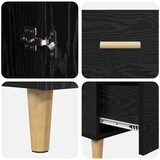 thumbnail of vidaXL Sideboard Schwarz Eichen-Optik 34 x 69,5 x 90 cm Holzwerkstoff